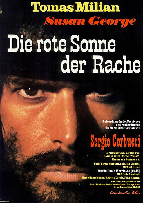 Filmplakat von DIE ROTE SONNE DER RACHE