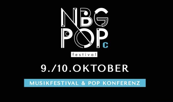 Logo mit schriftzug Nürnber Pop Festival 2020