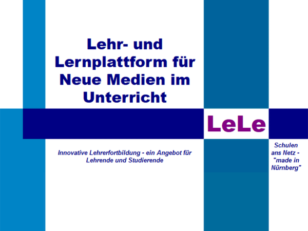 LeLe: Unterrichtsmaterialien für Lehrkräfte - beim Veranstalter LeLe: Lehr und Lernplattform für Neue Medien im Unterricht
