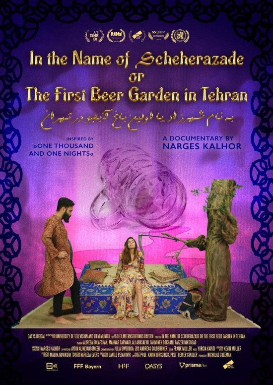 Filmplakat zu "In the Name of Scheherazade or the First Beergarden in Tehran"