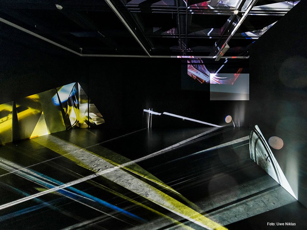 Blaue-Nacht-Kunstwettbewerb 2022 - beim Veranstalter Lichtprojektion während der Blauen Nacht