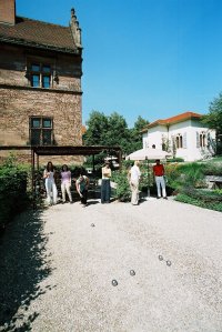 Picknick und Boule-Spiel im Schlossgarten