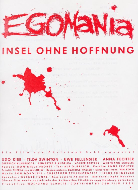 Filmplakat zu EGOMANIA - INSEL OHNE HOFFNUNG