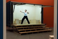 Yoga im Museum