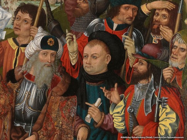 Das Mittelalter. Die Kunst des 15. Jahrhunderts. - Germanisches Nationalmuseum Kalvarienberg (Detail)