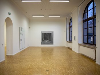 Blick in die Ausstellung mit Werken von Tobias Buckel