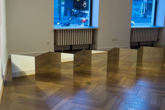 Sinta Werner: Der verlegte Ort Ausstellungsansicht ‚Raumwandeln', Galerie im Saalbau Berlin, 2019