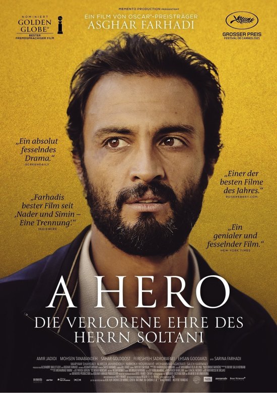 Filmplakat zu A HERO – DIE VERLORENE EHRE DES HERRN SOLTANI
