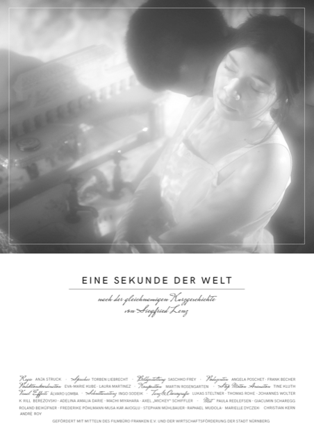 Filmplakat zum Kurzfilm EINE SEKUNDE DER WELT