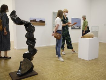 Blick in die Ausstellung NN-Kunstpreis 2021