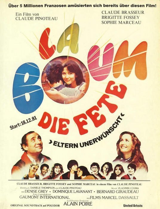 Filmplakat zu LA BOUM - DIE FETE