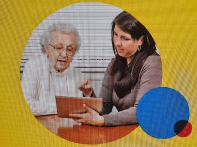 Sprechstunde am Tablet