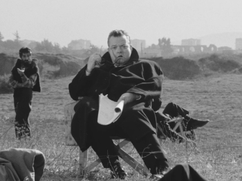 Copyright: Filmverleih Szenenbild mit Orson Welles aus DER WEICHKÄSE