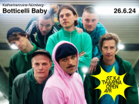 Die Band Botticelli Baby in einer U-Bahnstation