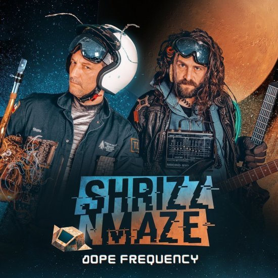 Die Band Shrizz N Maze in einem Cockpit