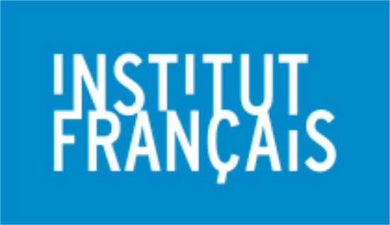 Blau-weißes Logo vom Logo vom Institut Français