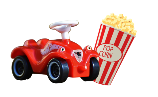 Bobby Car + Popcorn