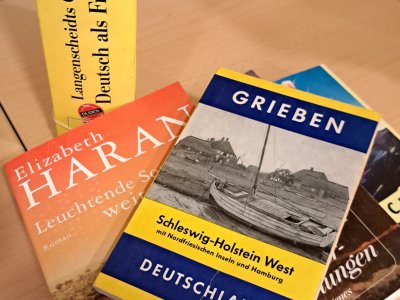 Stapel Deutschbücher