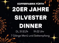 Silvester Dinner im 20er Jahre Stil