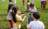 Zirkuskünste im Park