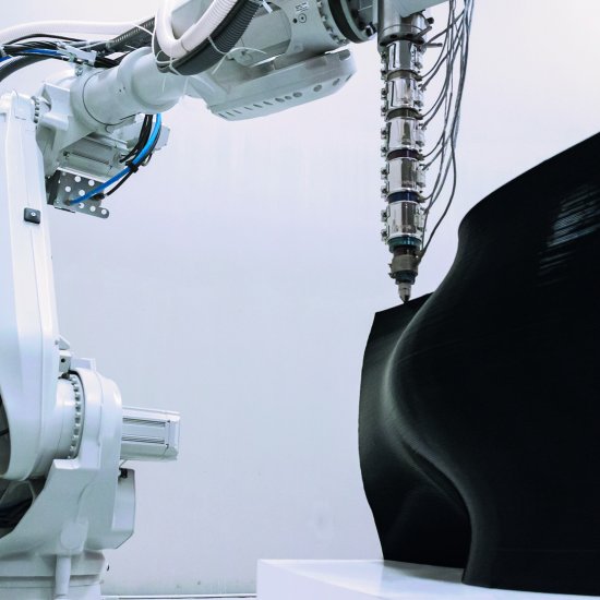 Roboterarm, der 3-D druckt