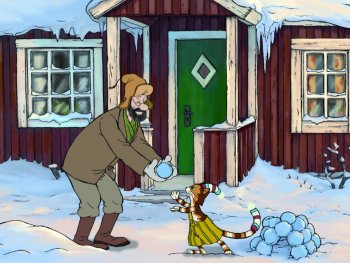 Copyright: 2006 TV-Loonland AG, Happy Life Animation AB, A. Film AS Szenenbild aus dem Film Morgen, Findus, wird's was geben
