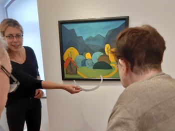 Copyright: KPZ Führung "Hingeschaut und Mitgemacht" für eingeschränkte Menschen.