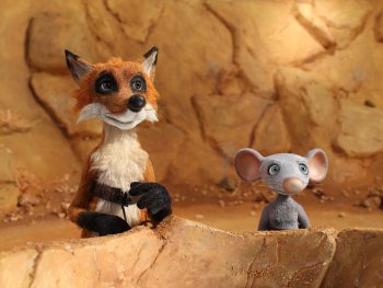 Copyright: Landfilm gGmbH Szenenbild aus dem Puppentrickfilm IM HIMMEL IST AUCH PLATZ FÜR MÄUSE