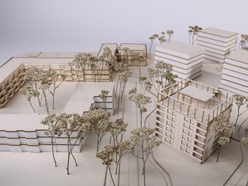 Copyright: Technische Hochschule Nürnberg Fakultät Architektur Ausstellung Zukunftspotentiale in Langwasser