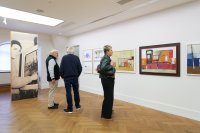 Ansicht der Ausstellung „Oskar Koller – Aus Freude am Malen“