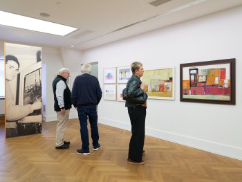 Ansicht der Ausstellung „Oskar Koller – Aus Freude am Malen“
