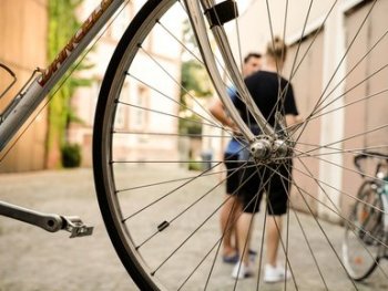 Bild eines Fahrrad-Rades