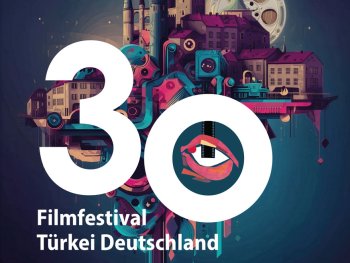 Festivalplakat der 30. Ausgabe des Filmfestivals Türkei Deutschland