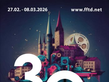 Festivalplakat der 30. Ausgabe des Filmfestivals Türkei Deutschland
