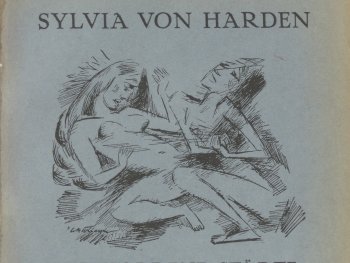 Constantin von Mitschke-Collande, Umschlaggestaltung des Bands „Verworrene Städte“ von Sylvia von Harden, 1920