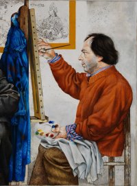 Michael Mathias Prechtl, Dr. Schwemmer wird gemalt