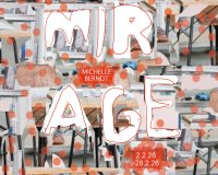 Plakat zu einer fiktiven Ausstellung von Michelle Berndt