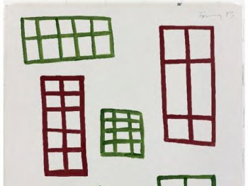 Copyright: Günther Förg, © VG Bild-Kunst 2025: Günther Förg Abgebildet ist das Werk Fenster von Günther Förg