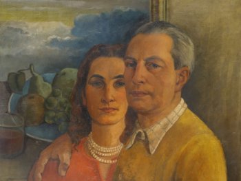 Copyright: © KOG Regensburg
Constantin von Mitschke-Collande, Doppelbildnis mit Selbstporträt, 1940
