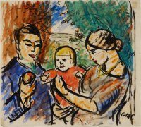 Constantin von Mitschke-Collande, Familienbild, um 1942