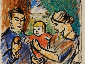 Constantin von Mitschke-Collande, Familienbild, um 1942