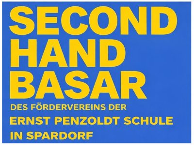 Second Hand Basar des Fördervereins der Ernst Penzoldt Schule in Spardorf
