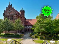 Schlossgarten mit dem Museum Tucherschloss