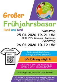 Großer Frühjahrsbasar Adelsdorf 25. Und 26.04.2026