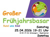 Großer Frühjahrsbasar Adelsdorf 25. Und 26.04.2026