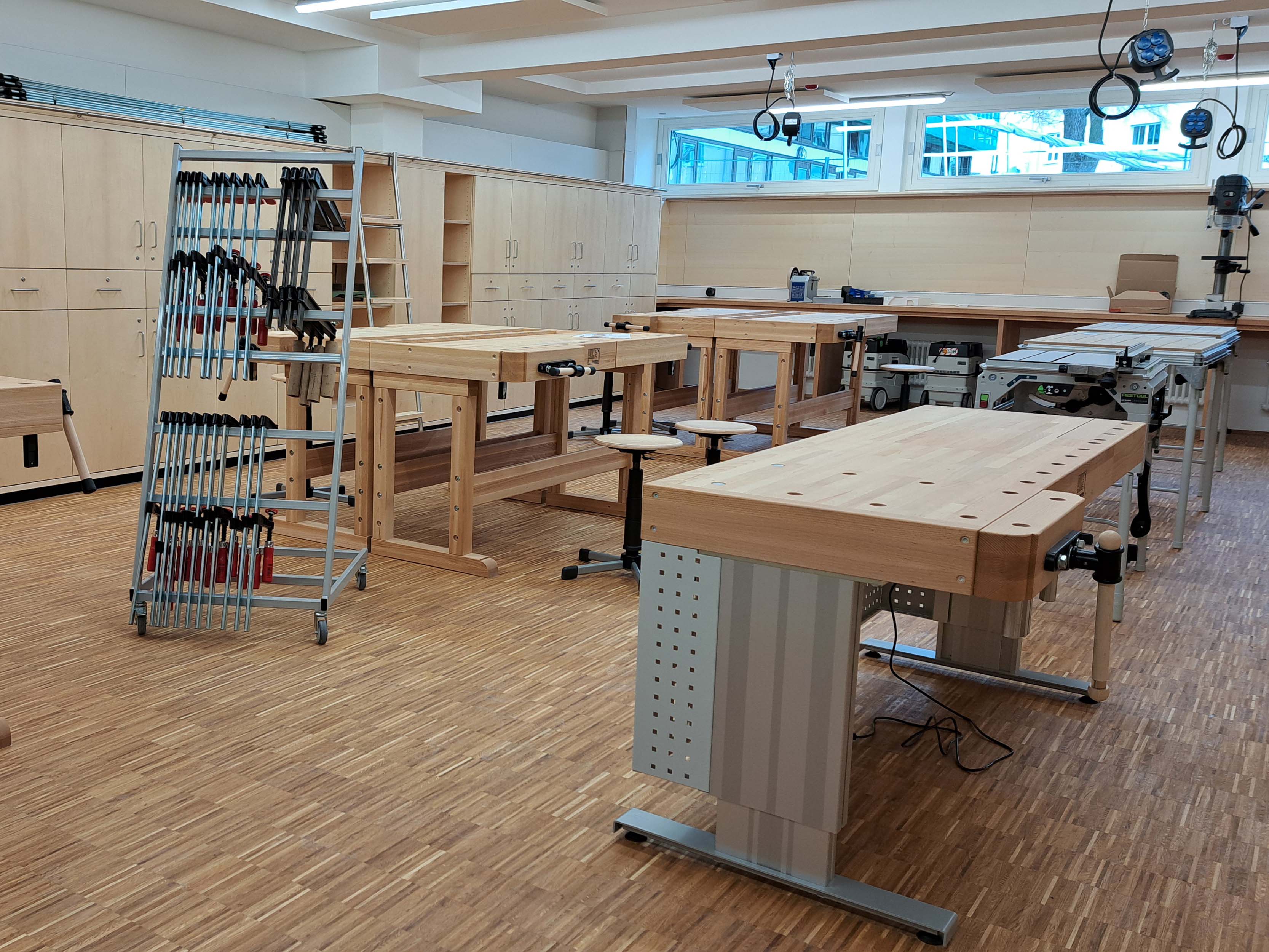 Holzwerkstatt der vhs im kubic