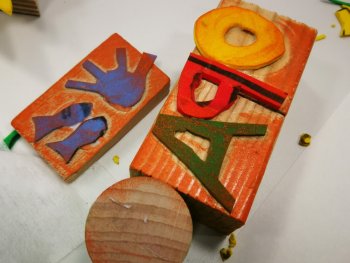 Gestalteter Stempel