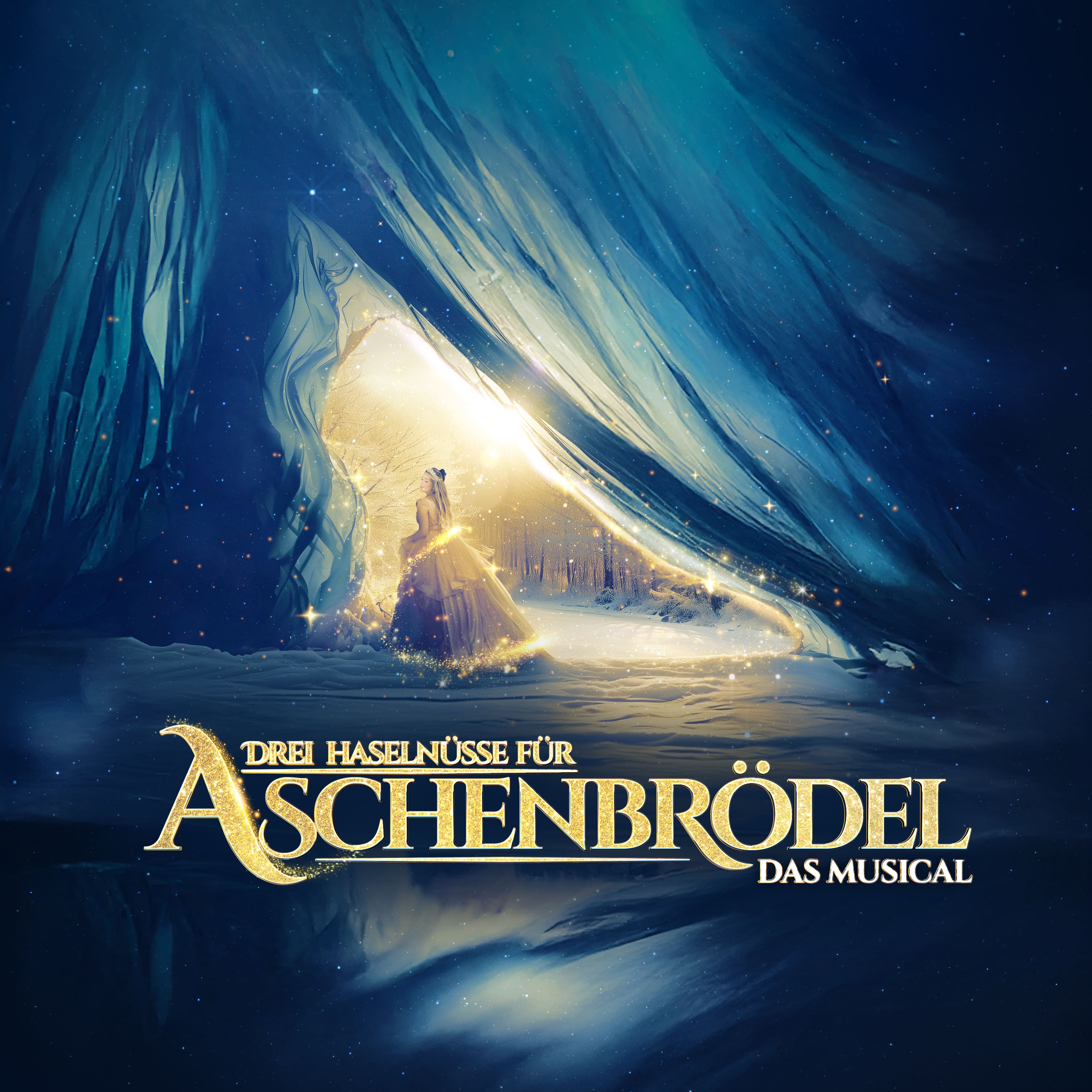Musical-Plakat zu "Drei Haselnüsse für Aschenbrödel - Das Musical"