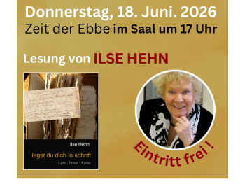 Lesung Zeit der Ebbe, 18.06. 17 Uhr im Haus der Heimat