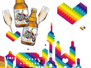 Abgebildet ist das Plakat der Prideweeks 2026